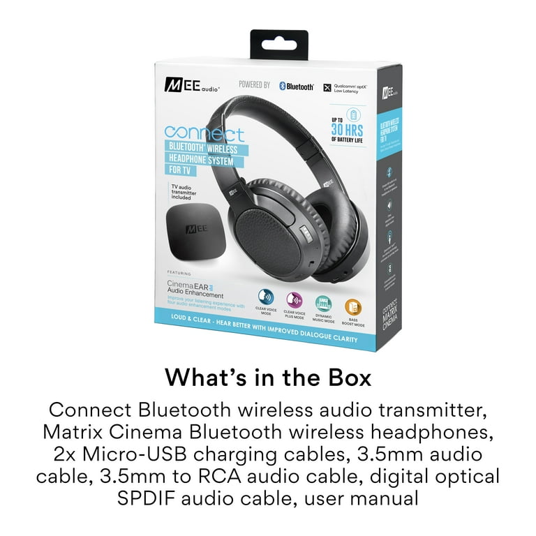 MEE audio Connect T1CMA Bluetooth Over Ear Wireless Headphones for