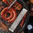 thumbnail image 1 of FUTUREORYY Reusable Smoking Tube Silver Professional Design Barbecue Tool 1Pack, 1 of 8