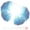 White and blue, variant on 2PCS Dance Worship Flags Praise Dance Flags With Telescopic Pole Half Circle Belly Dance Silk Veils Silk Wing Outdoor Flags For Dance Performance, Practice, Show