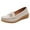 Beige, variant on Mostsola Loafers for Women Comfort Slip on Walking Shoes Low Wedge Casual Dress Shoes Flats