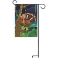 thumbnail image 5 of SKYSONIC Garden Flag Turkey On Tree Double-Sided Printed House Sports Flag 28x40 in Polyester Decorative Flags for Courtyard Garden Flowerpot, 5 of 6