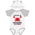 thumbnail image 3 of Inktastic Someone in Louisiana Loves Me Boys or Girls Baby Bodysuit, 3 of 5