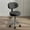 Black, variant on XUEGW Modern Office Desk Chair,Rolling Computer Chair with Low Back Height Adjustable Work Home Salon Drafting Swivel Task Stool with Footrest,White