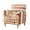 Aztec Tribal Bohemian Red, variant on SCRAWLGOD Stretch Chair Cover Non Slip Armchair Slipcover Couch Protector with Elastic Bottom Fall Decor for Kids, Dogs, Pets, Orange Rustic Fall Plaid