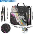 thumbnail image 2 of FORMRS Zipper Binder with Shoulder Strap 2-inch Ring 500 Sheet Capacity File Bag, Colorful White, 2 of 5