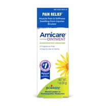 Boiron Arnicare Ointment, Homeopathic Medicine for Pain Relief, Muscle Pain & Stiffness, Swelling from Injuries, Bruises, 1 oz
