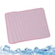 thumbnail image 3 of Nvzi Almohadilla de hielo para mascotas, base antideslizante, rosa, lavable, adecuada para refrescar a gatos y perros en verano, 39,37 * 29,5 pulgadas, 1 pieza, 3 of 4