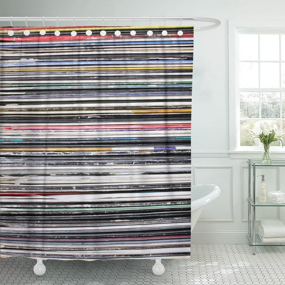 PKNMT Music Vinyl Records Collection Stack Retro Studio Album Shower