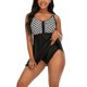 thumbnail image 4 of Traje de baño para mujer Traje de baño de dos piezas Vestido con cuello en forma de U Calzoncillos de color sólido Nituyy GL715-FN47688C2, 4 of 6