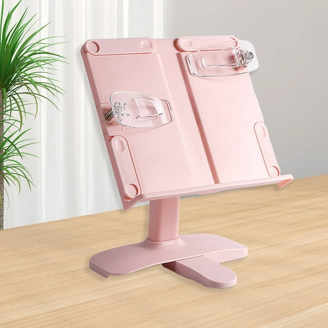 MORESEC Liftable Reading Bookshelf Turnable Reading Stand Multifunctional Mobile Children's Bookshelf Student Morning Reading Bookshelf Todays Deals Clearance Sales, Pink