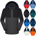 thumbnail image 4 of zfhfof Men's Ski Snow Jacket Warm Winter Thick Fleece Lined Coat Outdoor Snowboard Jackets Hooded Windproof Windbreaker Outwear with Pockets, 4 of 4