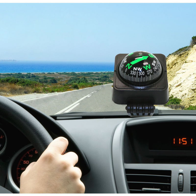 Mini Auto Car Dashboard Truck Suction Pocket Navigation Mount Compass Ball F8E7 