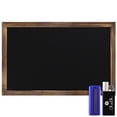 thumbnail image 2 of HBCY Creations Torched Brown Magnetic Wall Chalkboard, Small 11" x 17" Framed Decorative Chalkboard with Eraser - For Kitchen Decor, Weddings, Menus and More!, 2 of 15