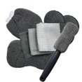 thumbnail image 4 of 9-piece Gray Sponge Car Wash Set Car Cleaning Sponge Set Wipe Car Sponge Block, 4 of 5