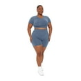 thumbnail image 4 of PAVOI Women's Seamless High Waisted Sculpting Biker Workout Shorts, 6" Inseam, XS-2X Plus, 4 of 14
