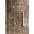 thumbnail image 5 of Moen Iso Brushed Nickel Bathroom Safety 36-Inch Stainless Steel Modern Shower Grab Bar, 5 of 8