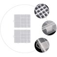 thumbnail image 4 of 2Pcs Nail Art Tools Storage Tray Multiple Grids Organizer Box Salon Storage Box for Girls and Women, 4 of 8