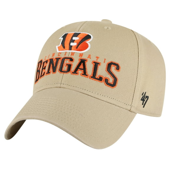 Men's '47 Khaki Cincinnati Bengals Powell MVP Adjustable Hat