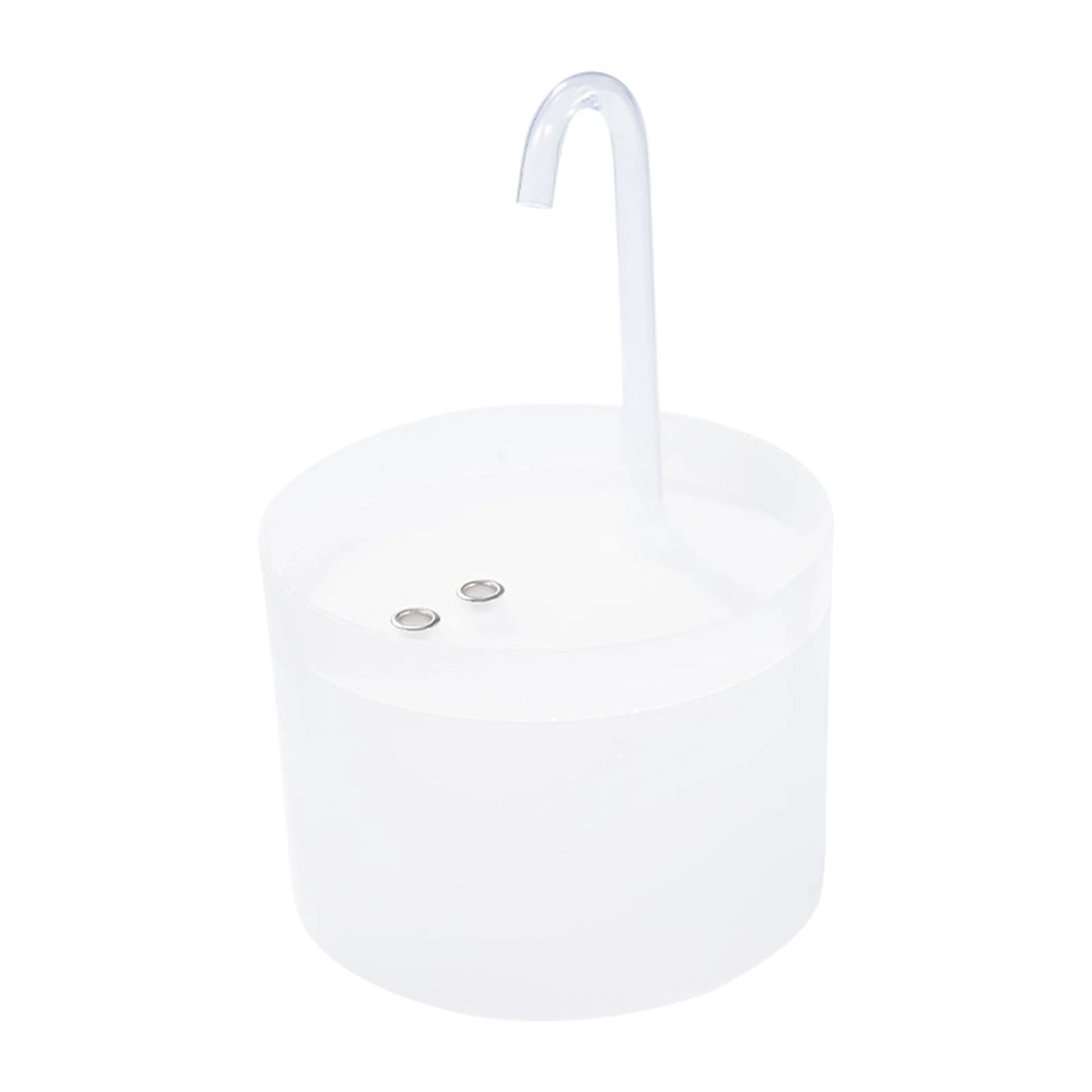 AUHomi Water Cat Fountain - Automatic Pet Waterer Dispenser | Auto Water Bowl for Pet Cats | Water Fountains for Cats Indoor | Pet Supplies Water Dispenser for Pets Puppy Kitten (White)