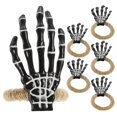 thumbnail image 2 of Napkin Holders Rings Adjustable Napkin Holder Skull Hand Shape For Coffee Shop 6Pcs, 2 of 5