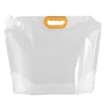thumbnail image 1 of Unique Bargains 10L Collapsible Water Container Bag, Plastic Storage Jug Folding Water Bag, Clear, 1 of 7