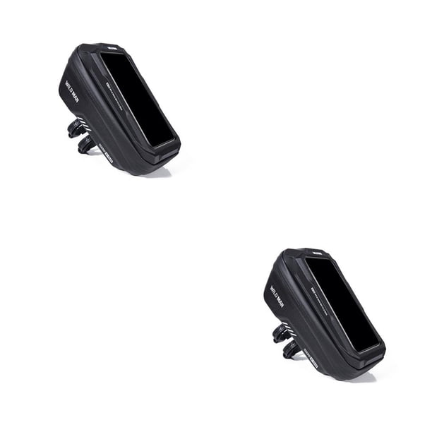 Bolsa para cuadro de bicicleta Greeniant 2piezas negro