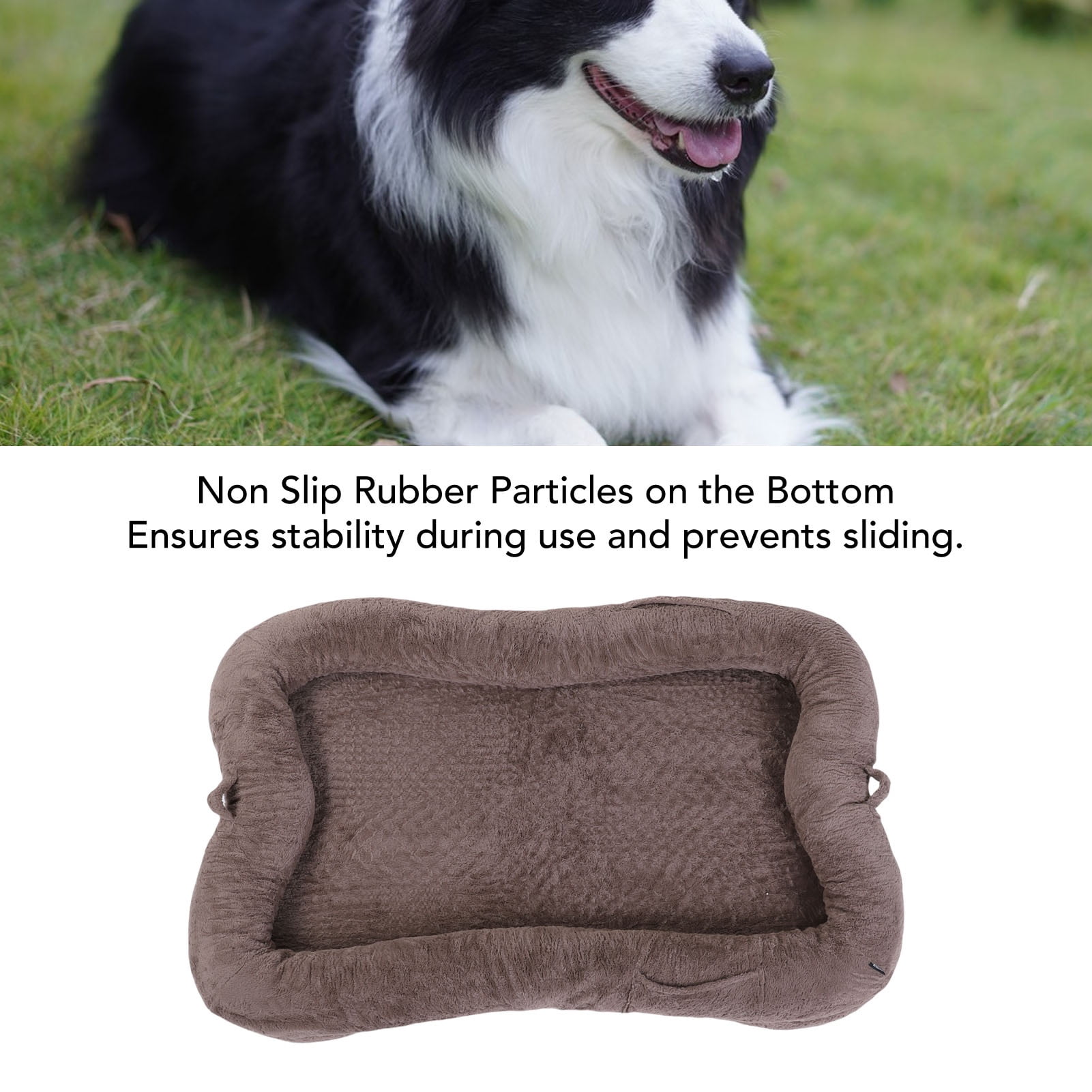 Large Pet Sleeping Bed Size Dog Bed Human Dog Bed Washable Large Size Non Slip Bottom Comfortable Plush Size Dog Bed With Blanket And Pocket For Home