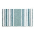 thumbnail image 2 of Anti Slip Floor Mat In Lake Blue At The Entrance Of The Plush Bathroom Polyester Carpet Color:D Material:Che Nille, 2 of 7