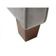 thumbnail image 6 of Brika Home Tufted Roll Arm Entryway Bench in Opal Gray, 6 of 12