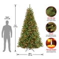 thumbnail image 4 of National Tree Company 9 ft. Pre-Lit Artificial Christmas Tree, Green, North Valley Spruce, Multicolor Lights, Includes Stand, 4 of 4