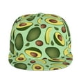 thumbnail image 2 of Balery Baseball Cap Flat Bill Hats for Men Adjustable Size for Running Workouts and Outdoor Activities All Seasons Dad Hat(Avocado With Seeds ), 2 of 9