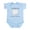 Sky Blue, variant on - The Molar Bear. Fighting Against Enamel Cruelty Bo - Baby Light Bodysuit, Size Newborn - 24 Months