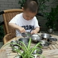 thumbnail image 5 of 18 Pcs Set Kids Play House Kitchen Toys Cookware Cooking Utensils Pots Pans Gift, 5 of 5