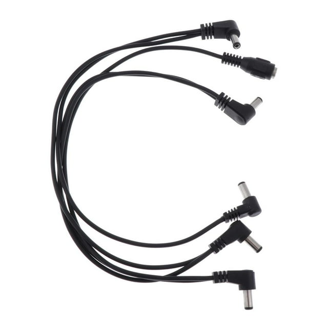 Cable de pedal de efectos de guitarra con múltiples enchufes Cable de en cadena de hasta 5