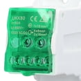 thumbnail image 4 of NFTIGB 690V 80A DIN Rail Terminal Block Distribution Box Spliceable Brass Conductor Junction Box for House Appliances Green Color UKK80 C45 Electrical Connectors Fast Quick Wire Cable Connection, 4 of 9