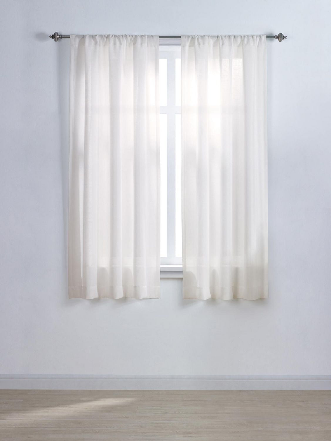 Panneau de fenêtre à passe-tringle solide 63 po Tille Mainstays 1 panneau, 40" x 63"