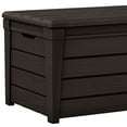 thumbnail image 4 of Keter Brightwood Weatherproof Patio Deck Storage Box Bench, Brown (2 Pack), 4 of 13
