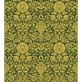 thumbnail image 3 of Floral Duvet Cover Set, Victorian Baroque Flower Motifs with Swirl Petals and Branches Print, Decorative 3 Piece Bedding Set with 2 Pillow Shams, Calking Size, Green Earth Yellow, by Ambesonne, 3 of 3