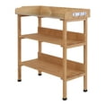 thumbnail image 1 of Outsunny Outdoor Garden Wooden Potting Bench Work Station Table w/ Hooks, 1 of 9