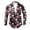 Hot Pink, variant on Halloween Shirts for Men Full Skeleton Floral Print Funny Button Down Lapel Long Sleeve Tops Fall Winter Outdoor Activities Mens Shirts Black L