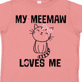 thumbnail image 4 of Inktastic My Meemaw Loves Me Girls Gift Girls Toddler T-Shirt, 4 of 5
