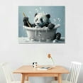 thumbnail image 2 of Nawypu  Cute Baby Panda Bear in The Bathtub Humor Funny Animal Poster On Toilet Kids Bathroom Poster Canvas 90s Wall Art Room Aesthetic Posters, 2 of 6