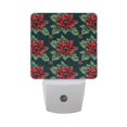 thumbnail image 6 of Yayeee LED Night Light for The Home Plug in With Light Sensors 2 Pack, Red Christmas Poinsettias, 6 of 6