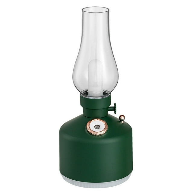 Linterna nebulizadora recargable por USB, portátil, LED, retro, para acampar, sin llama