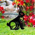 thumbnail image 4 of Acrylic Bunny Garden Decor, 17" Rabbit Yard Decor, Metal Yard Art Animals Garden Stakes Rabbit Silhouette, Rabbit Yard Decorations Outdoor, Bunny Garden Art for Flowerbeds Planters Patios Lawn, 4 of 5
