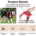 thumbnail image 4 of no Pull Dog Harness with Leash Set, Adjustable Dog Vest with Reflective, for Small Medium Large Dogs, 4 of 8