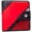 Red/Black, variant on Case-it The Open Tab Velcro Opening Binder - 2 Inch O-Rings - 5 Color Tab Expanding File Folder - Multiple Pockets - 400 Sheet Capacity - Blue S-826-A