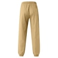 thumbnail image 4 of TAIAOJING Men's Relaxed Straight-Fit Pants Autumn Winter Pant Trouser Solid Casual Overalls Lace-Up Sports Loose Casual Trousers Bottoms, 4 of 8