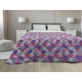 thumbnail image 1 of Geometric Down Alternative Comforter, Mosaic Composition with Rhombuses Triangles and Rectangles Abstract Modern Design, Microfiber Quilt for All Season, 5 Sizes, Multicolor, by Ambesonne, 1 of 3