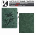 thumbnail image 4 of Case for Universal 6.5"-7.5" Inch  All Tablet Case Released,PU Leather Embossed Coconut Tree Slim Case with Pencil Holder Card Slot Protective Smart Cover,Green, 4 of 5